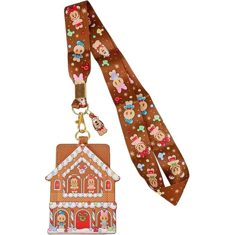 Loungefly Disney Mickey and Friends Gingerbread Lanyard